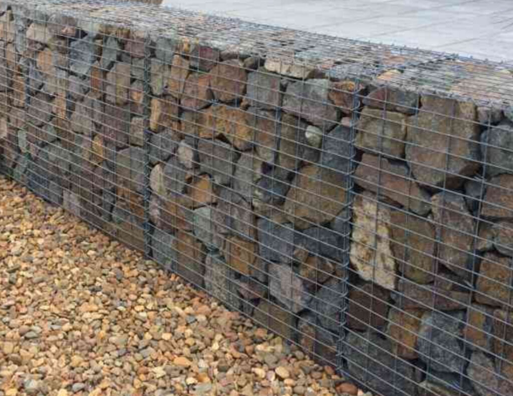Seaside Tree Service & Retaining Walls - Gabion wall